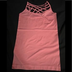 Zenana Criss Cross Front Cami Tank
